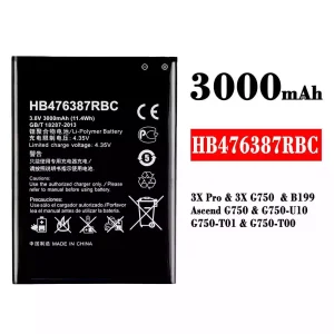 بطارية الهاتف الذكي HB476387RBC ينطبق على HUAWEI 3X Pro