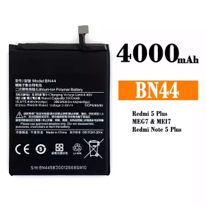 بطارية الهاتف الذكي BN44 ينطبق على Xiaomi Redmi 5 Plus / Redmi Note 5 Plus