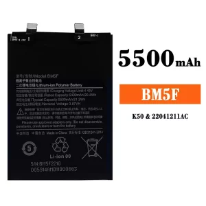 بطارية الهاتف الذكي BM5F ينطبق على Xiaomi K50