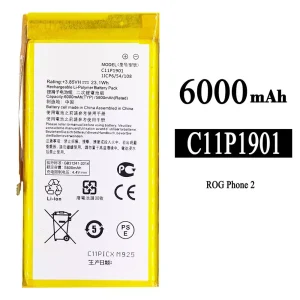 بطارية الهاتف الذكي C11P1901  ينطبق على Asus ROG Phone 2