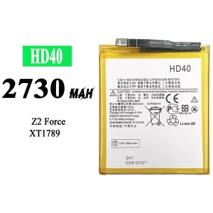 بطارية الهاتف الذكي HD40  ينطبق على Motorola Moto Z2 Force / Z Force Edition 2nd gen