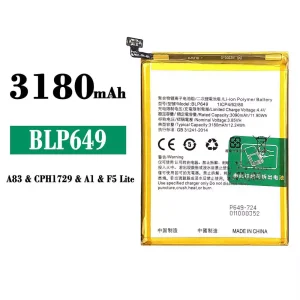 بطارية الهاتف الذكي BLP649 ينطبق على OPPO A83 / A1 / F5 Lite / A83T