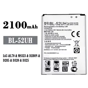 بطارية الهاتف الذكي BL-52UH  ينطبق على LG L65/L70