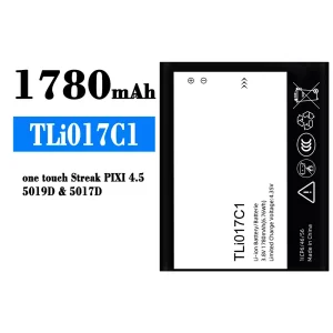 بطارية الهاتف الذكي TLi017C1  ينطبق على Alcatel One Touch Streak PIXI 4.5