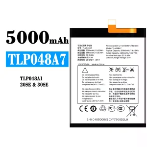 بطارية الهاتف الذكي TLP048A7 TLP048A1  ينطبق على Alcatel 20SE/30SE