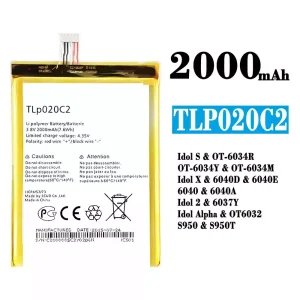 بطارية الهاتف الذكي TLp020C2  ينطبق على Alcatel Idol S/Idol X/IDOL 2 /IDOL ALPHA