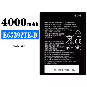 بطارية الهاتف الذكي E6539ZTE-B  ينطبق على ZTE Blade A53