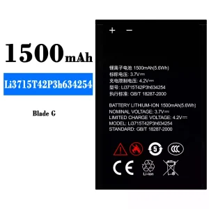 بطارية الهاتف الذكي Li3715T42P3h634254 ينطبق على ZTE Blade G