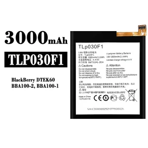 بطارية الهاتف الذكي TLP030F1 ينطبق على BlackBerry DTEK60/BBA100/BBA100-1/BBA100-2