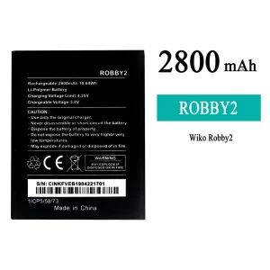 بطارية الهاتف الذكي ROBBY2 ينطبق على WIKO