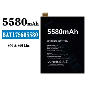 بطارية الهاتف الذكي BAT17S605580  ينطبق على Doogee S60/S60 Lite
