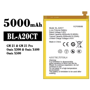 بطارية الهاتف الذكي BL-A20CT ينطبق على General Mobile GM 21/GM 21 Pro/Omix X300/Omix X400/Omix X500