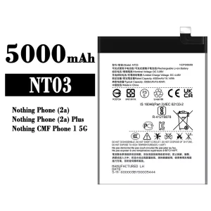 بطارية الهاتف الذكي NT03 ينطبق على Nothing Phone 1 5G/2a/2a Plus