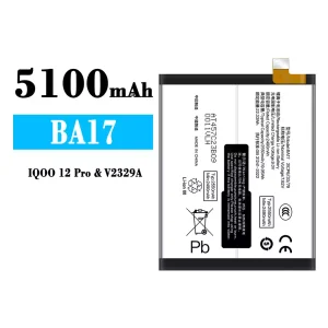 بطارية الهاتف الذكي BA17  ينطبق على IQOO 12 Pro/V2329A