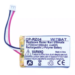 بطارية سماعة الرأس لـ Blackshark V2 Pro,Razer Kraken V3 Pro,Kraken BT Kitty Edition,Barracuda X Wireless,JBL Tune 3