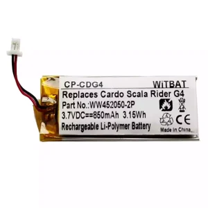 بطارية سماعة الرأس لـ BAT00004,BAT00002,WW452050-2P,WW452050PL-2PC