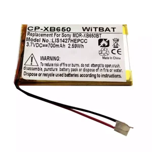 بطارية سماعة الرأس لـ Sony LIS1427HEPCC US343450E,1-756-920-32,ZU10192-16005