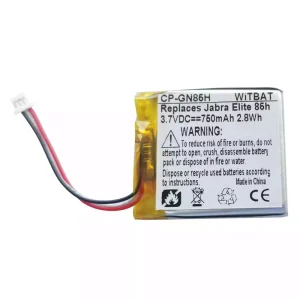بطارية سماعة الرأس لـ Jabra Elite 85h,Jabra Elite 75t,Evolve2 85,PL661935V