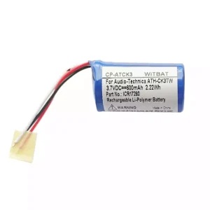 بطارية سماعة الرأس لـ Audio-Technica ATH-CK3TW علبة الشحن,ICR17280