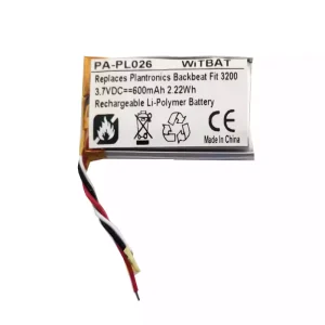 بطارية سماعة الرأس لـ Plantronics BackBeat FIT 3100 3200 TWS Earbuds Wireless Bluetooth Earphones علبة الشحن