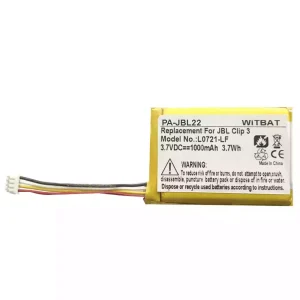 بطارية مكبر الصوت لـ JBL Clip 3,L0721-LF