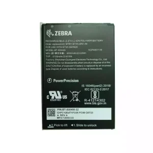 بطارية بديلة لـ ZEBRA BT-000455 BTRY-ET4X-8IN1-IN